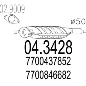 Катализатор (MTS: 04.3428)