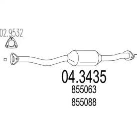 Катализатор (MTS: 04.3435)