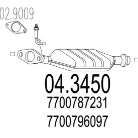 Катализатор (MTS: 04.3450)