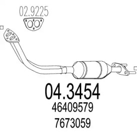 Катализатор (MTS: 04.3454)