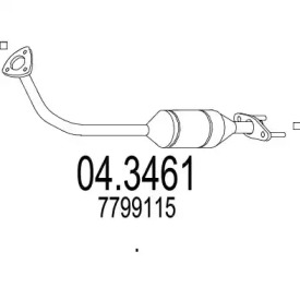 Катализатор (MTS: 04.3461)