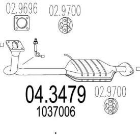 Катализатор (MTS: 04.3479)