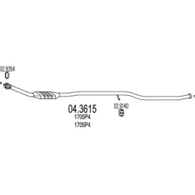 Катализатор (MTS: 04.3615)