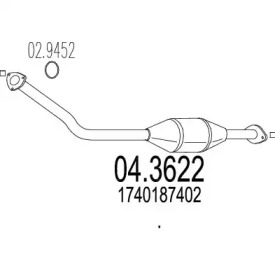 Катализатор (MTS: 04.3622)