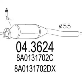 Катализатор (MTS: 04.3624)