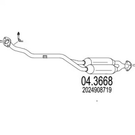 Катализатор (MTS: 04.3668)