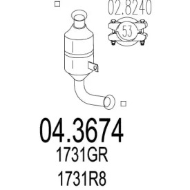Катализатор (MTS: 04.3674)
