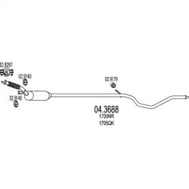 Катализатор (MTS: 04.3688)