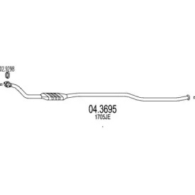 Катализатор (MTS: 04.3695)