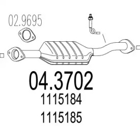 Катализатор (MTS: 04.3702)