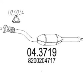 Катализатор (MTS: 04.3719)