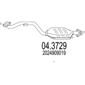 Катализатор (MTS: 04.3729)