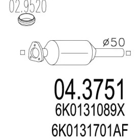 Катализатор (MTS: 04.3751)