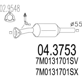Катализатор (MTS: 04.3753)