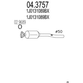 Катализатор (MTS: 04.3757)