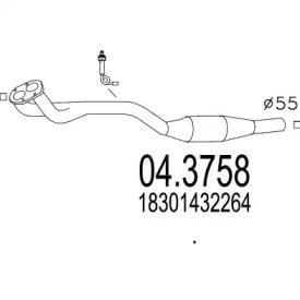 Катализатор (MTS: 04.3758)
