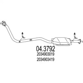 Катализатор (MTS: 04.3792)