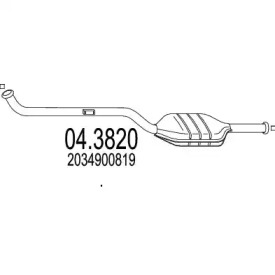 Катализатор (MTS: 04.3820)