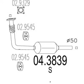 Катализатор (MTS: 04.3839)