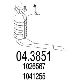 Катализатор (MTS: 04.3851)