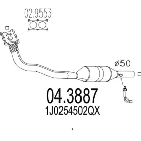 Катализатор (MTS: 04.3887)