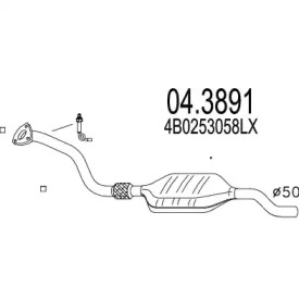 Катализатор (MTS: 04.3891)