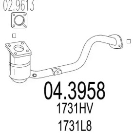Катализатор (MTS: 04.3958)