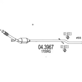 Катализатор (MTS: 04.3967)