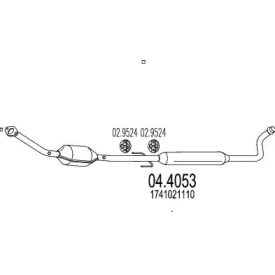 Катализатор (MTS: 04.4053)