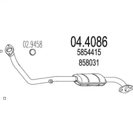 Катализатор (MTS: 04.4086)