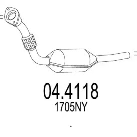 Катализатор (MTS: 04.4118)