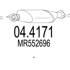 Катализатор (MTS: 04.4171)