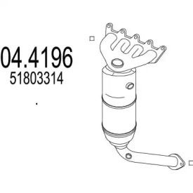 Катализатор (MTS: 04.4196)