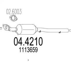 Катализатор (MTS: 04.4210)