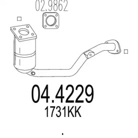 Катализатор (MTS: 04.4229)