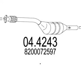 Катализатор (MTS: 04.4243)