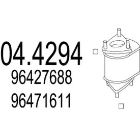 Катализатор (MTS: 04.4294)
