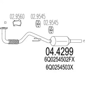Катализатор (MTS: 04.4299)