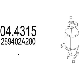 Катализатор (MTS: 04.4315)