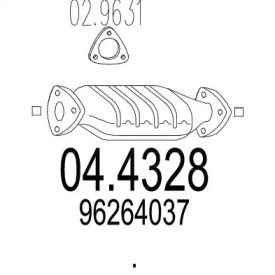 Катализатор (MTS: 04.4328)