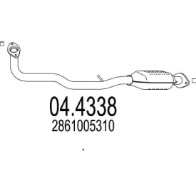 Катализатор (MTS: 04.4338)