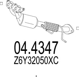 Катализатор (MTS: 04.4347)