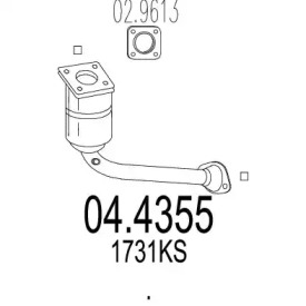 Катализатор (MTS: 04.4355)