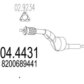Катализатор (MTS: 04.4431)