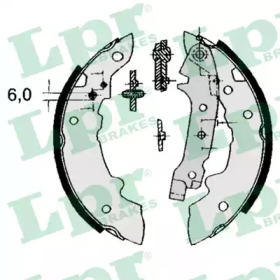 Комлект тормозных накладок (LPR: 04320)