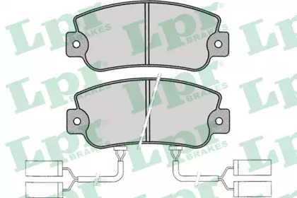Комплект тормозных колодок (LPR: 05P019)