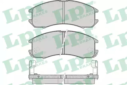 Комплект тормозных колодок (LPR: 05P036)