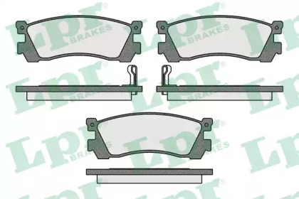 Комплект тормозных колодок (LPR: 05P038)