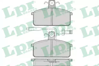 Комплект тормозных колодок (LPR: 05P099)