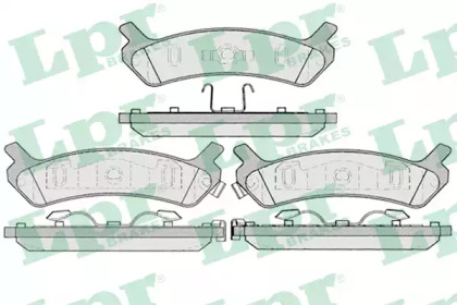 Комплект тормозных колодок (LPR: 05P1039)